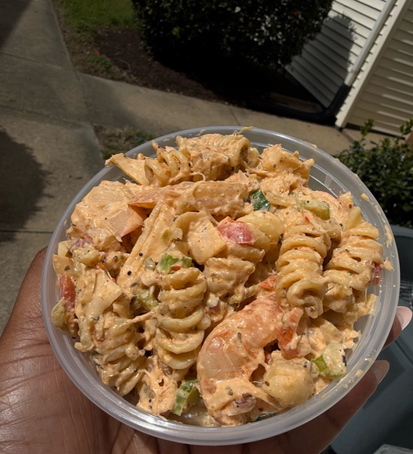 Chrissy’s seafood salad