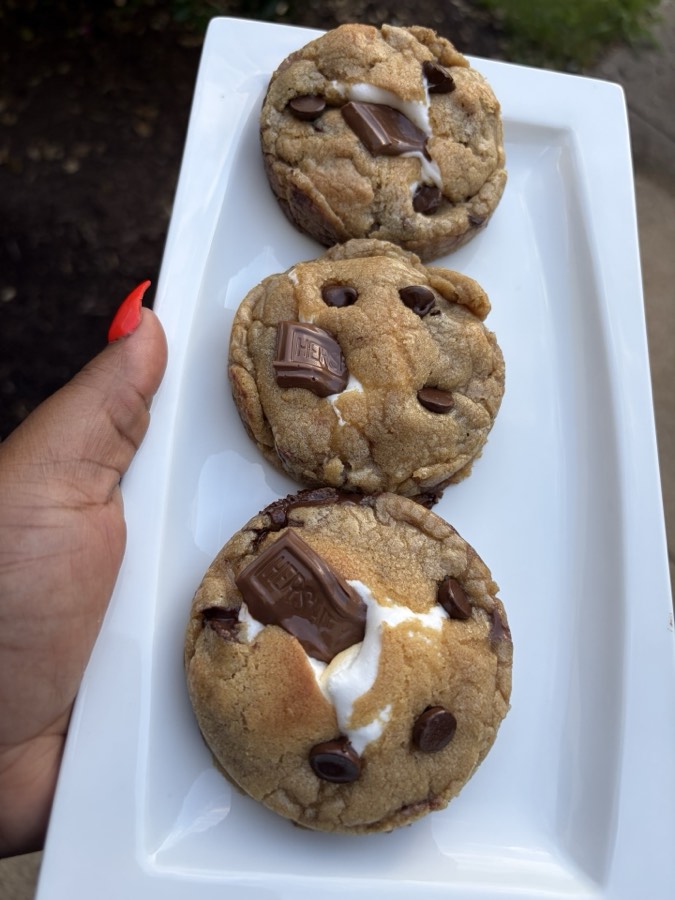 Chrissy’s chocolate marshmallow cookies
